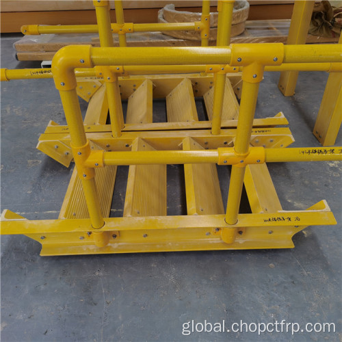 Frp Pultruded fiberglass FRP ladder handrail with all dimensions platform Manufactory